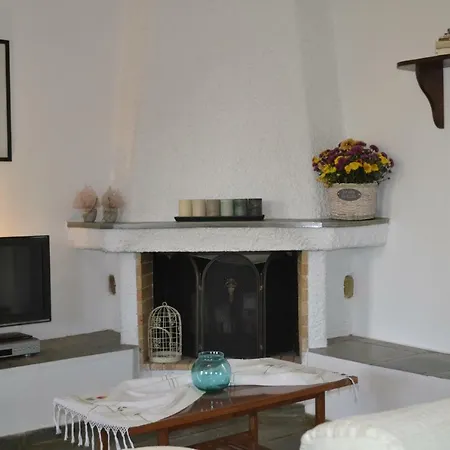 펜션 Charming Traditional House In Agia Anna Beach *